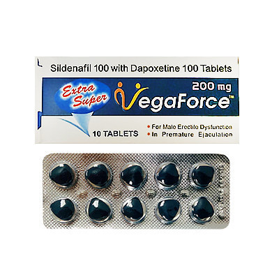 VegaForce 藍蝌蚪超強雙效增硬持久片 200mg 10顆/盒